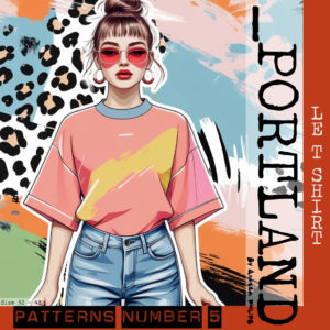 Lire la suite à propos de l’article Coudre un T-shirt loose avec le patron Portland : simple, rapide et accessible